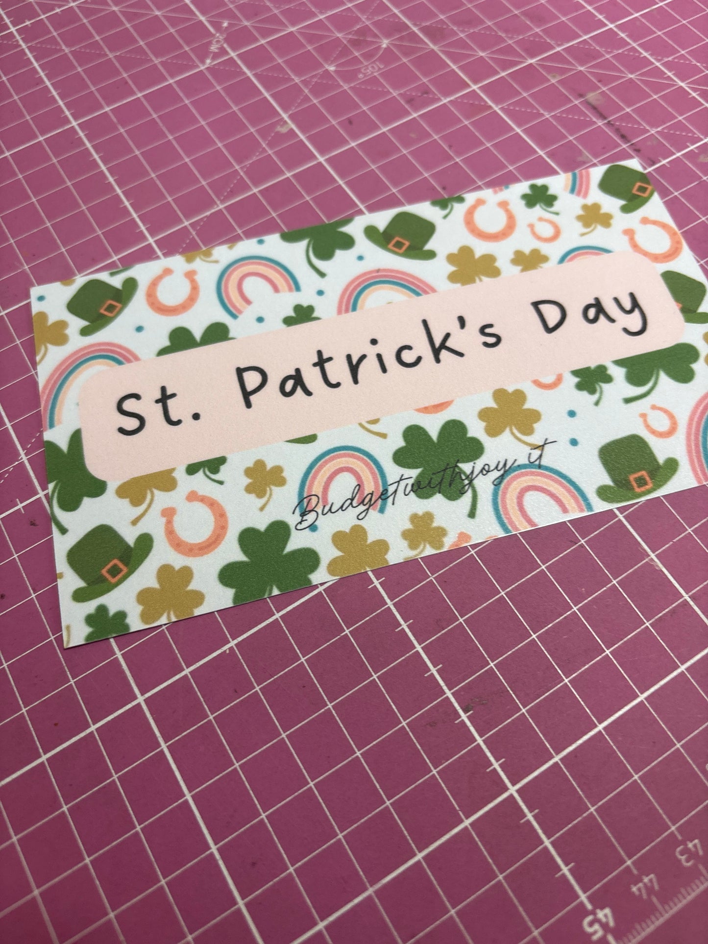 St patrick’s day cartoncino ric