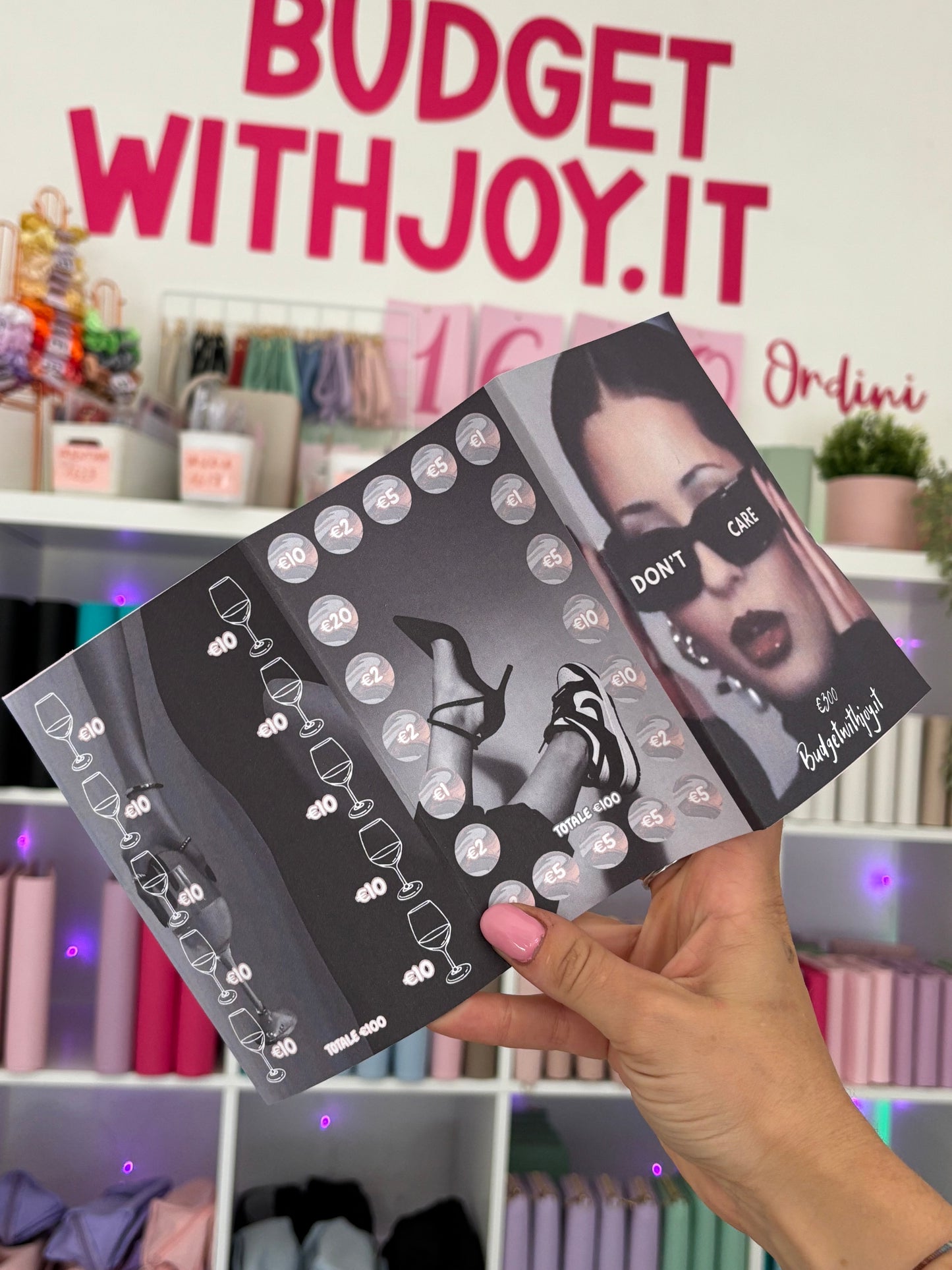 Challenge a libro cartaceo I don't care €300
