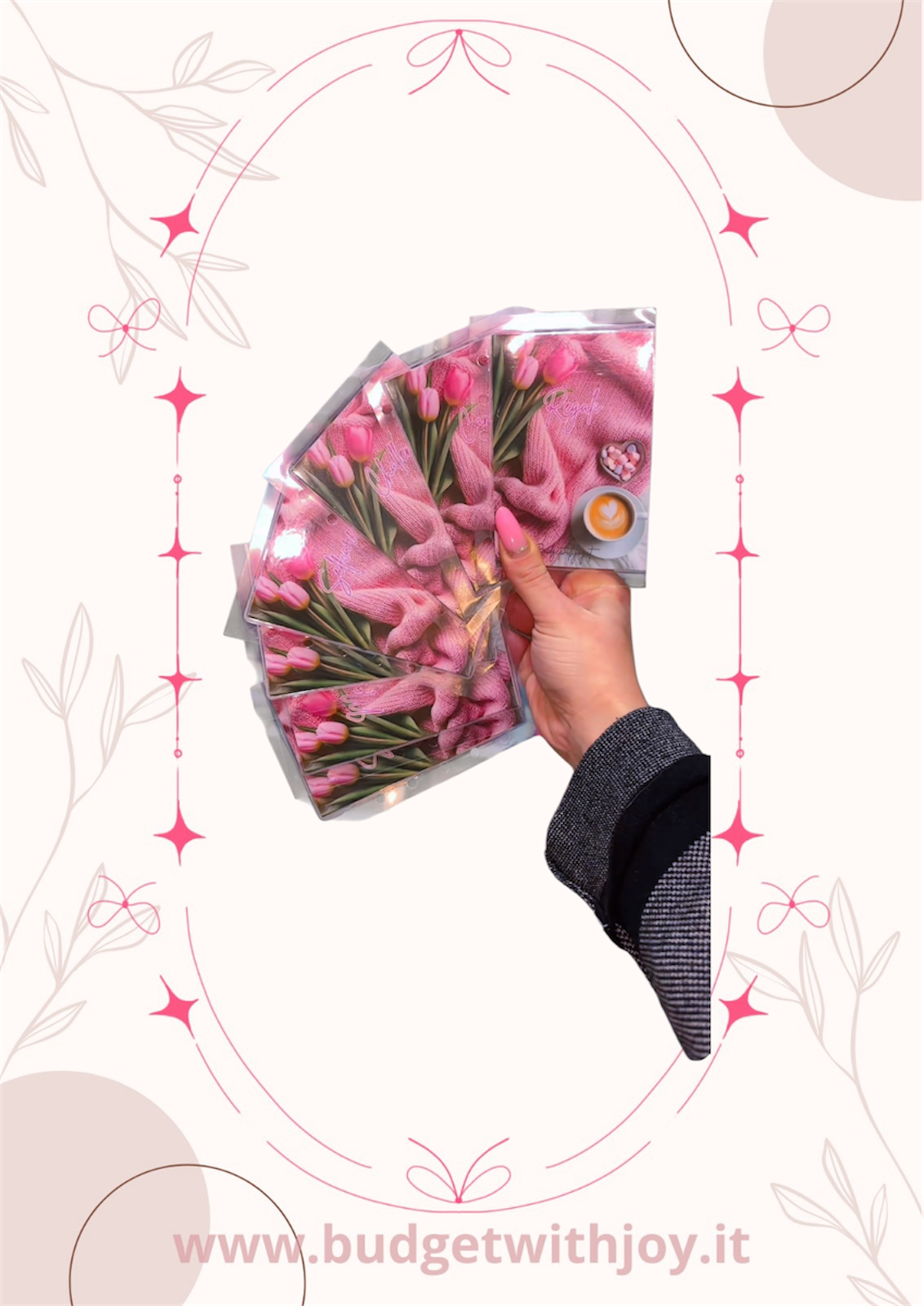 6 sezioni lucide a6 fiori chiara