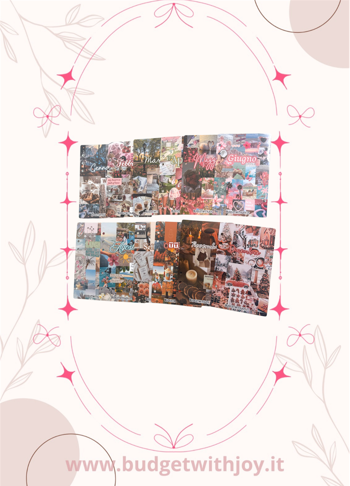 SET COPERTINE ANNUALI A6 SUNSET