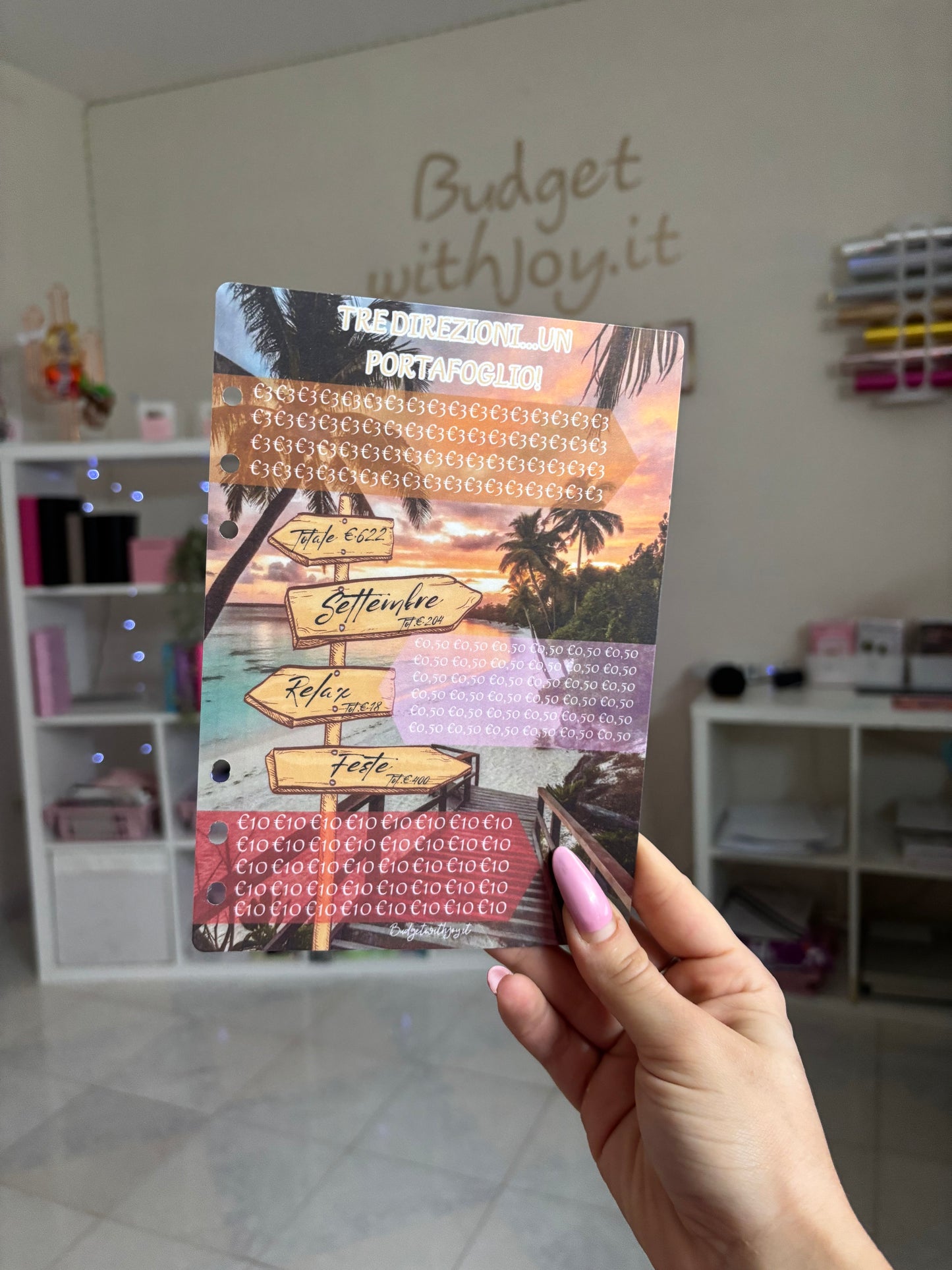 3 direzioni un portafogli a5