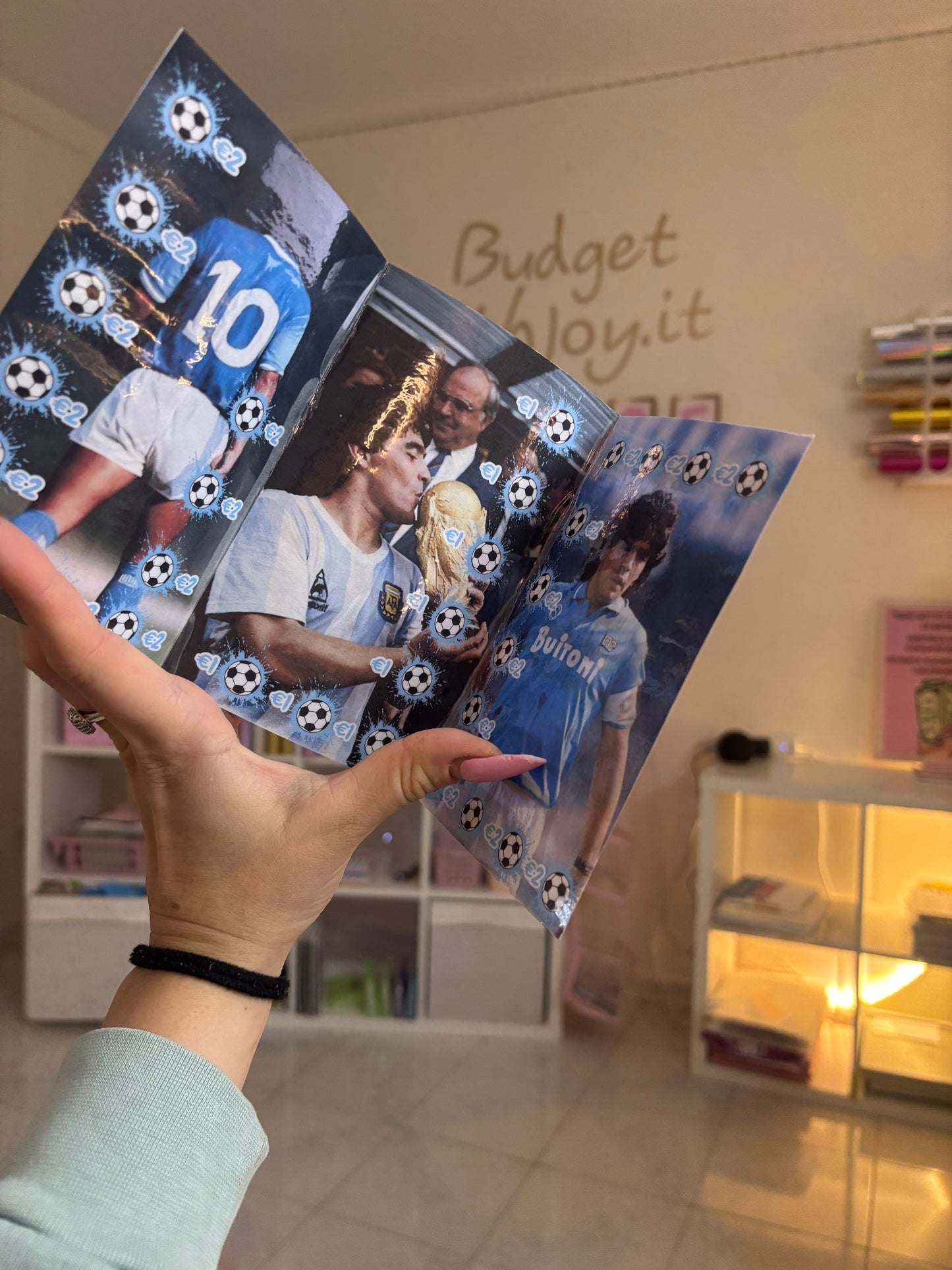 Challenge libro plastificata maradona sez.ric