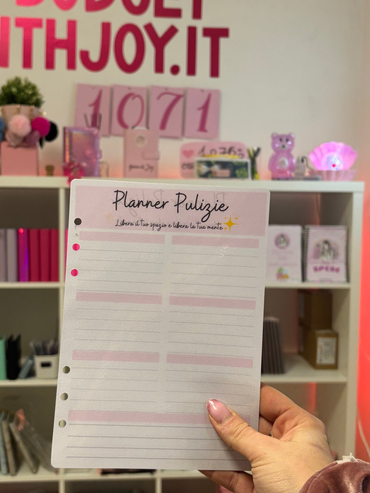 Planner Pulizie vuoto