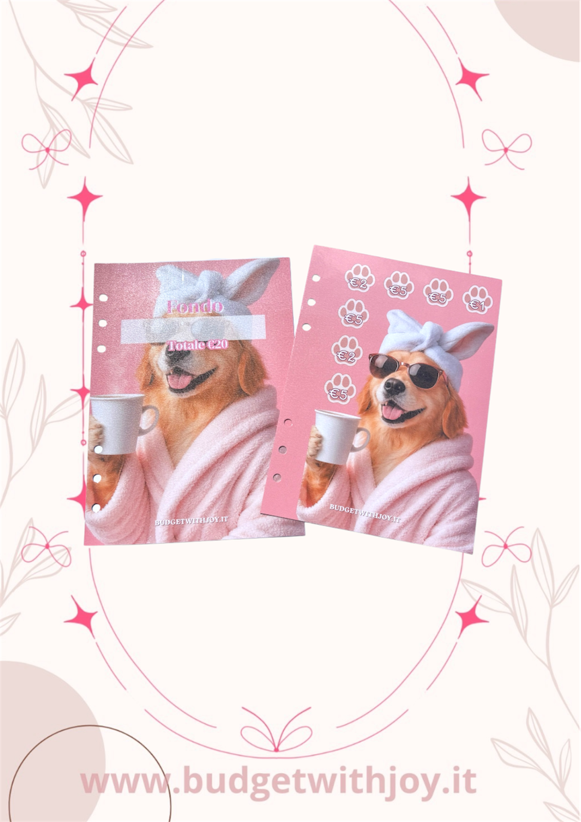 Set copertina+ sfida €20 Cane Occhiali