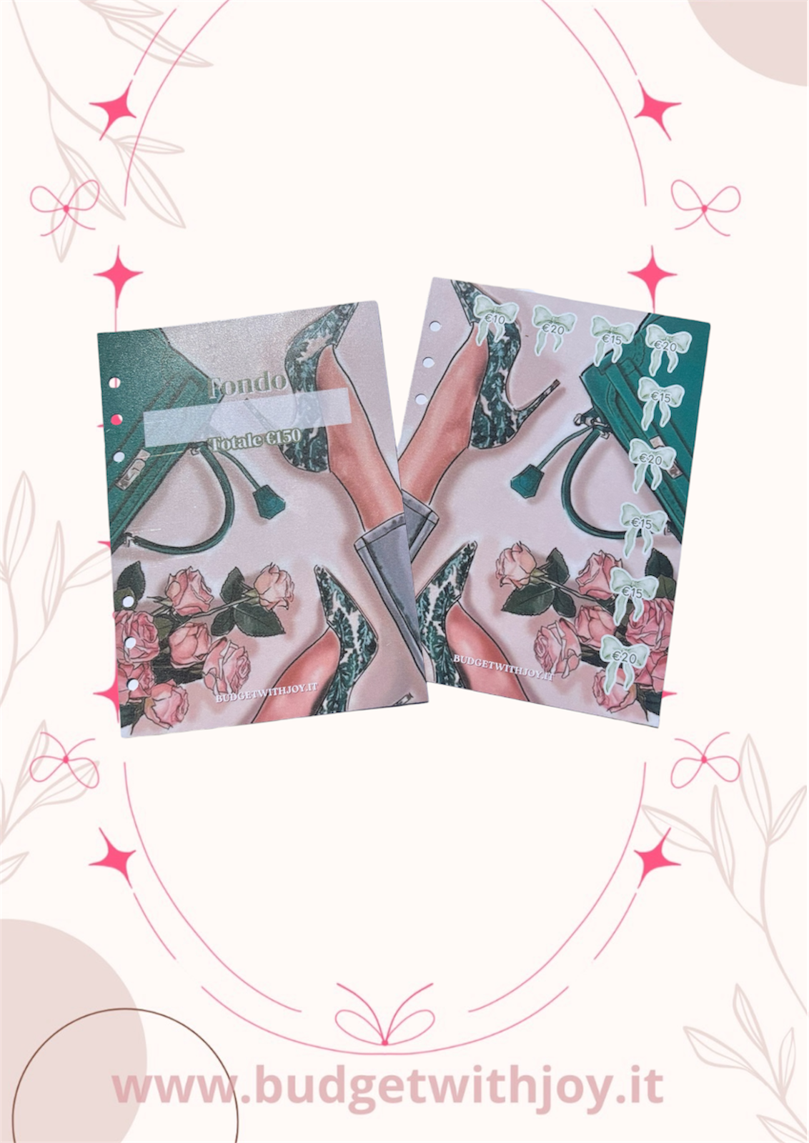 Set copertina+ sfida scarpe borsa verdi €150