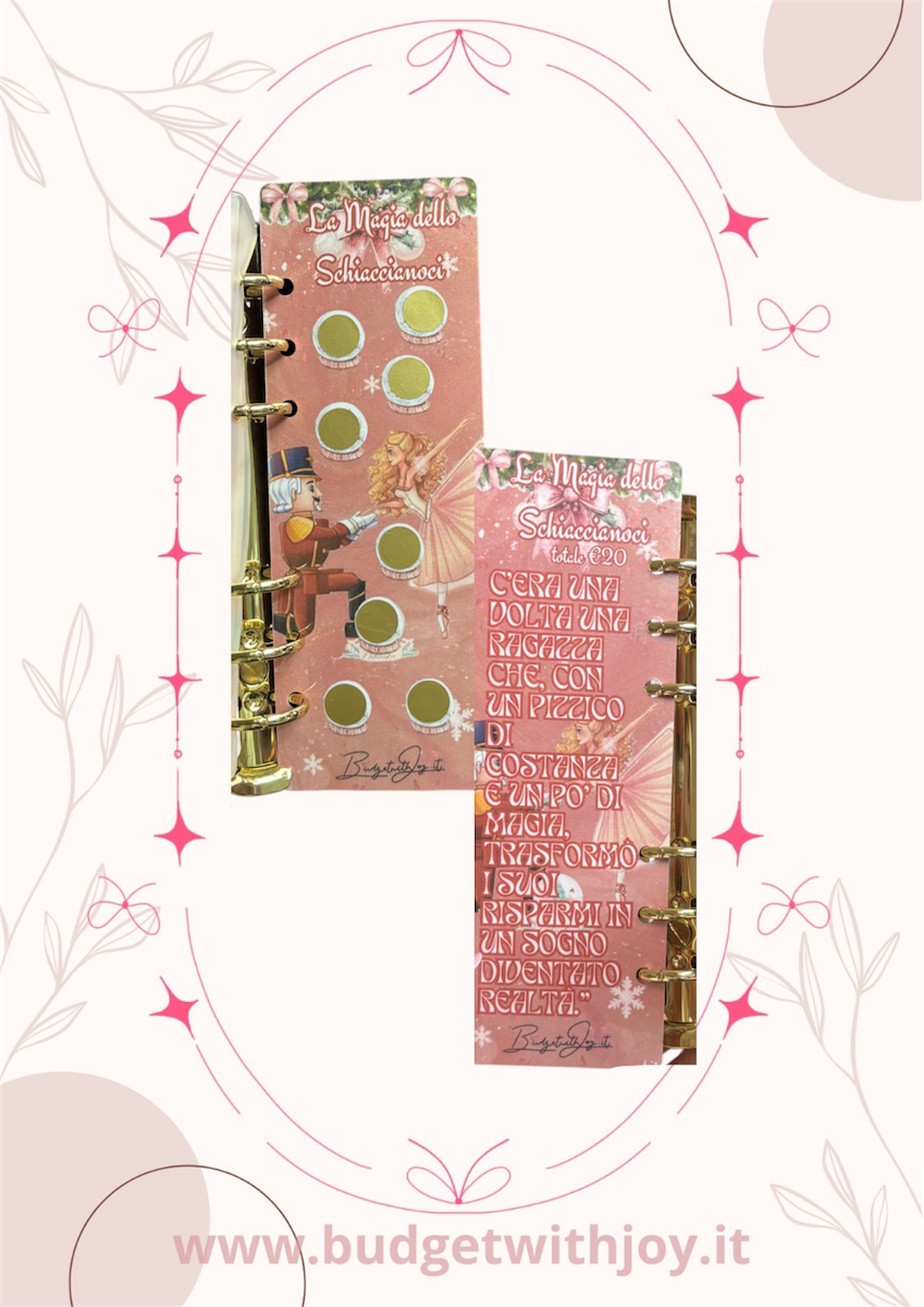 Segnagenda a6 schiaccianoci rosso €20