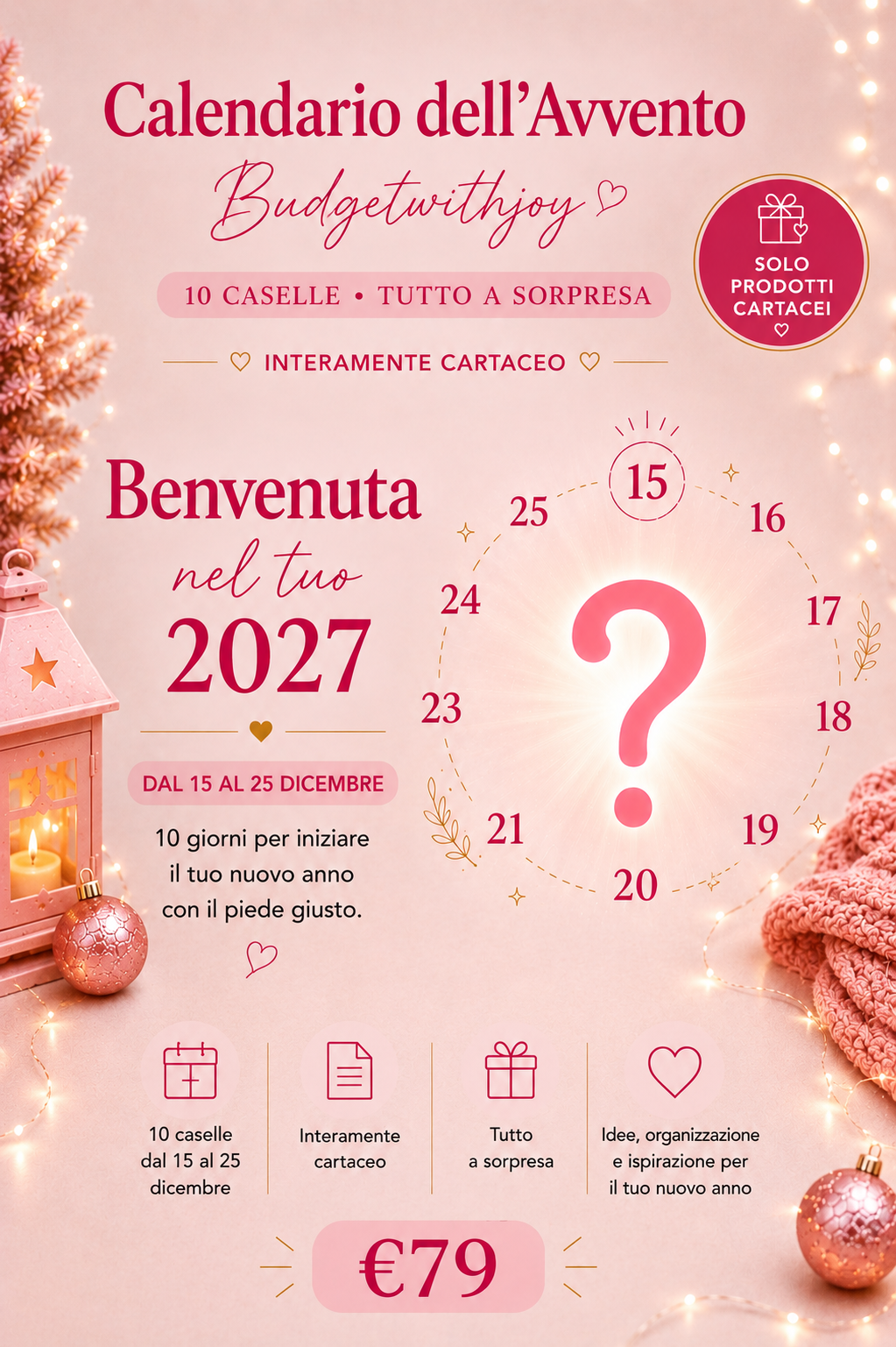 Calendario Dell’avvento 2026 10 caselle