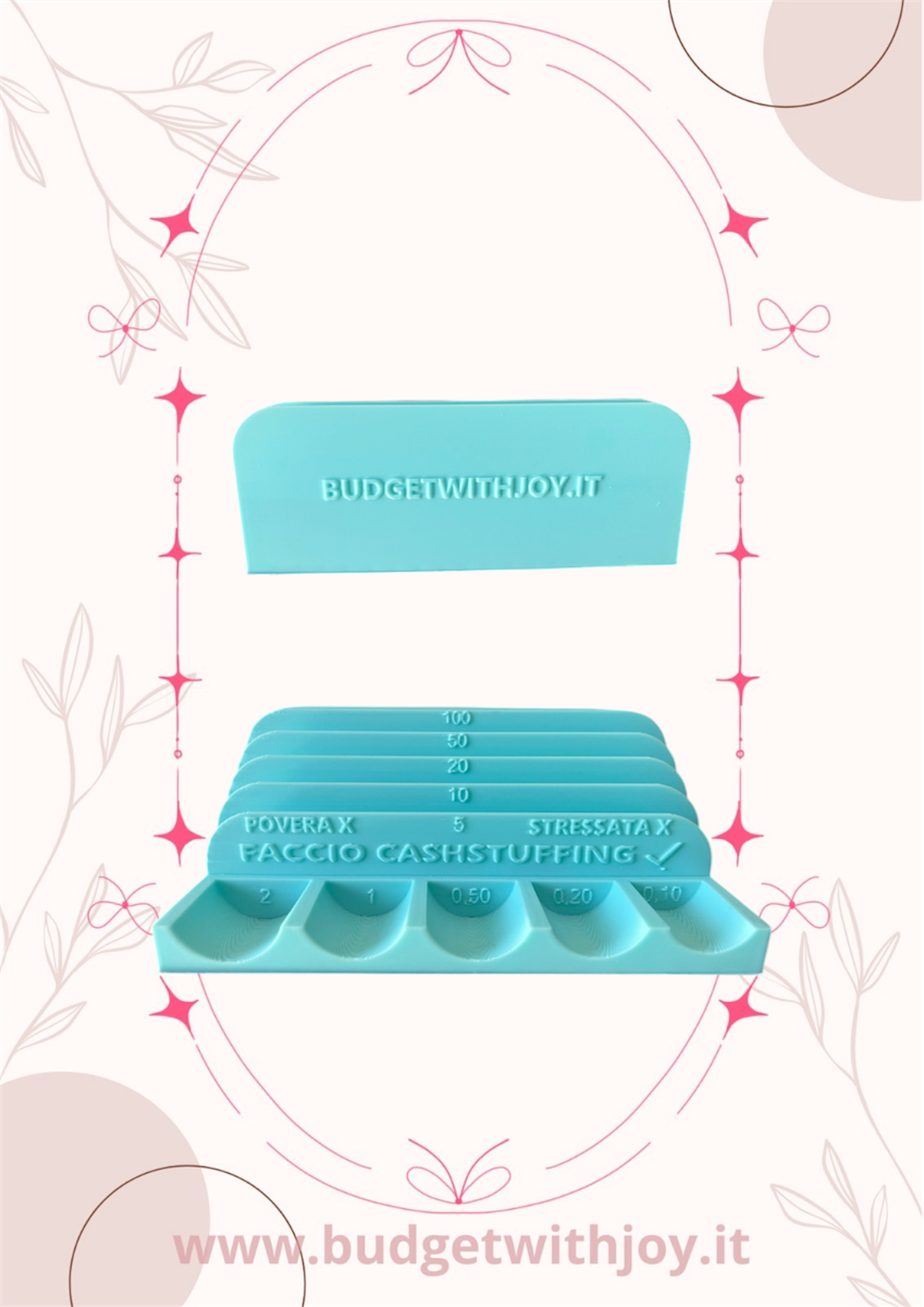 Porta soldi 3D slogan Joy 14Lx8Px5A