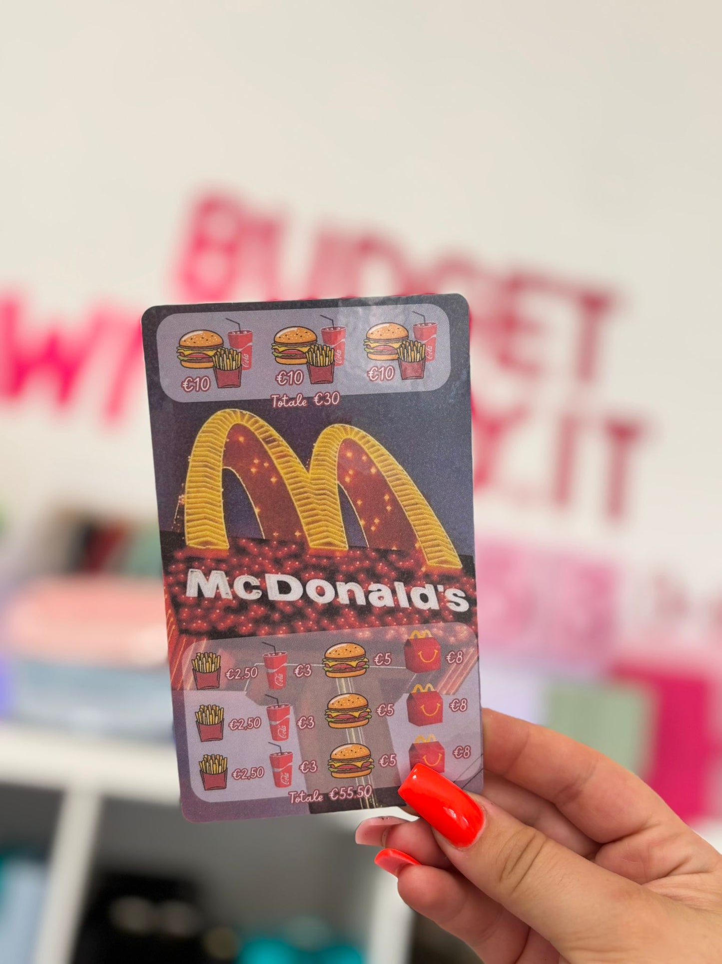 Challenge Mc Donald's