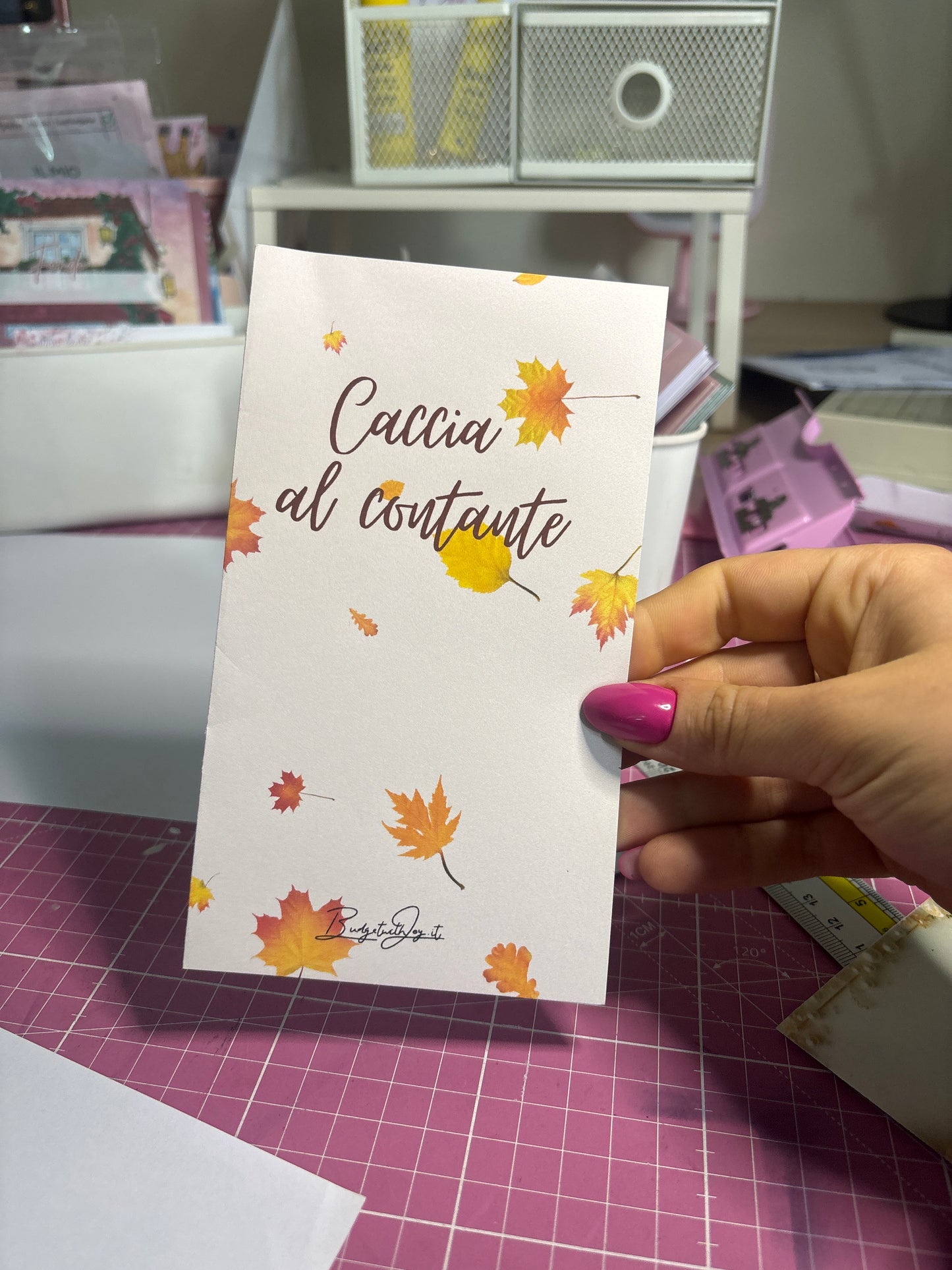 Sezione foglie caccia al contante  a6 ric