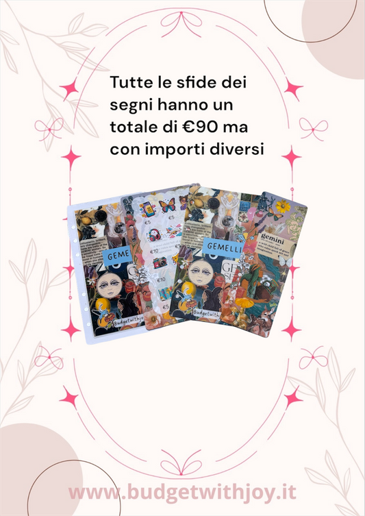 Set segni zodiacali Gemelli