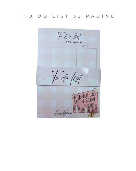 Post pads To Do List di Novembre
