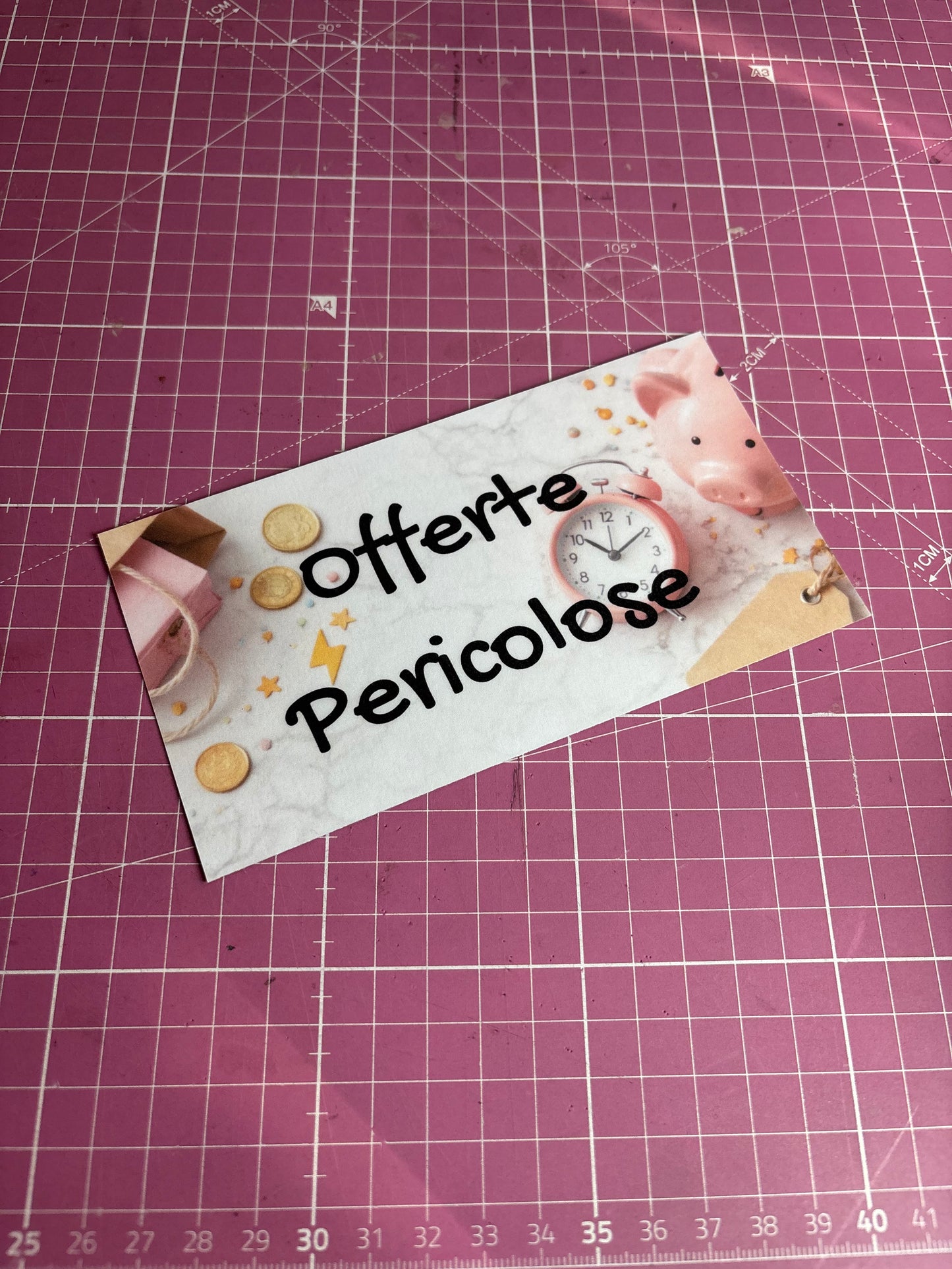 Cartoncino categoria offerte pericolose ric