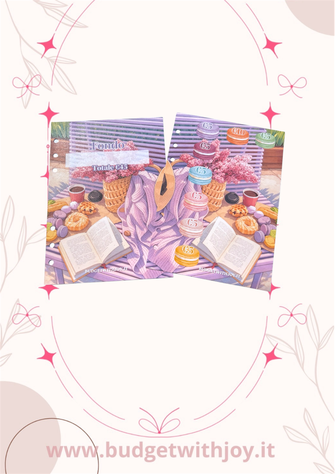 Set copertina+ sfida €45  Macaron