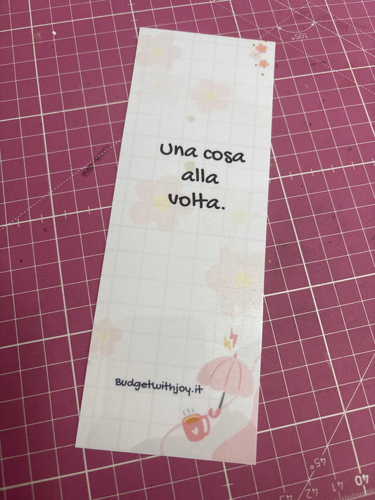 Una cosa alla volta ric