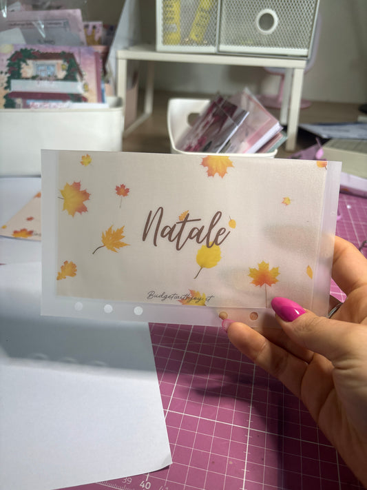 Sezione foglie natale a6 ric