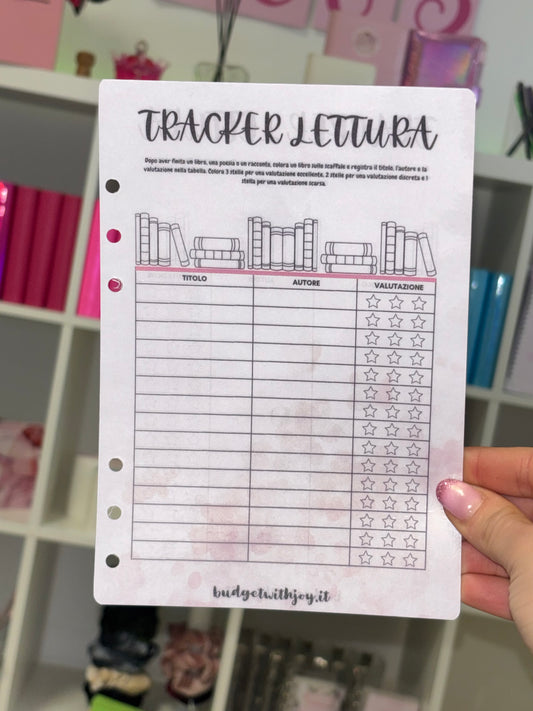 tracker lettura A5