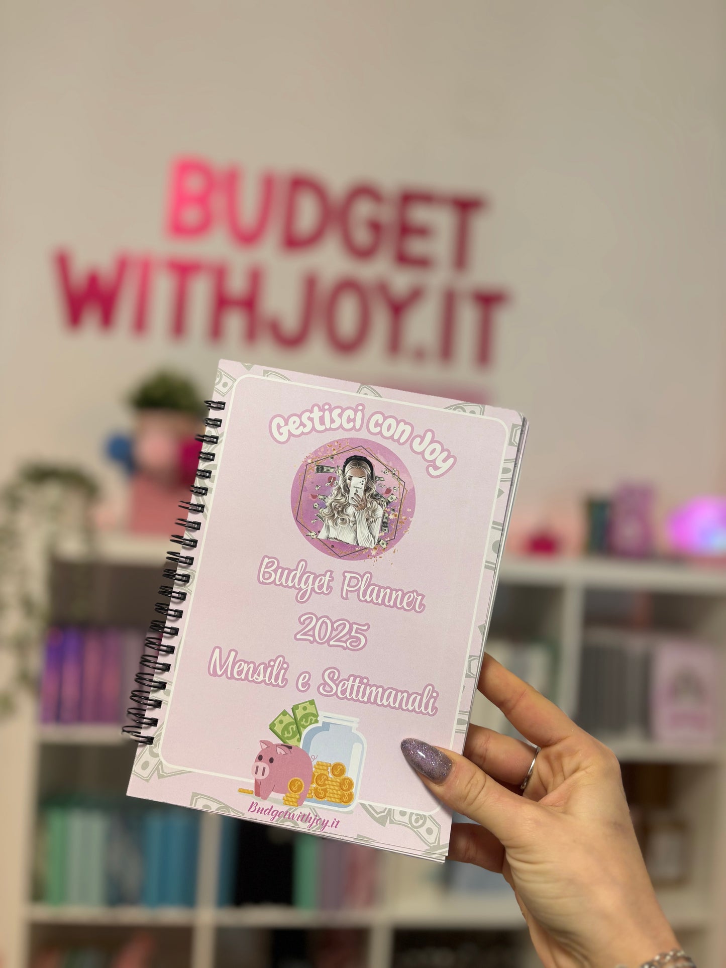Libro Budget Planner Mensile/Settimanale 2025
