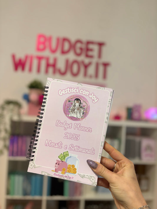 Libro Budget Planner Mensile/Settimanale 2025