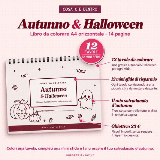 Libro da colorare Autunno & Halloween