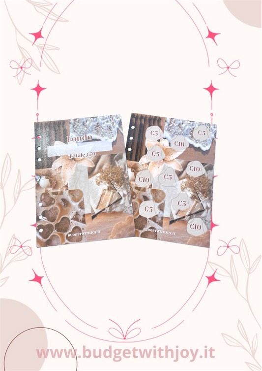 Set copertina+ sfida €70 beige aesthetic