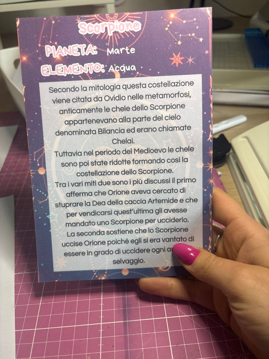 Carta astrale scorpione a5 ric