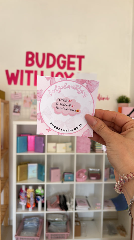 Sticker "Budgetwithjoy"