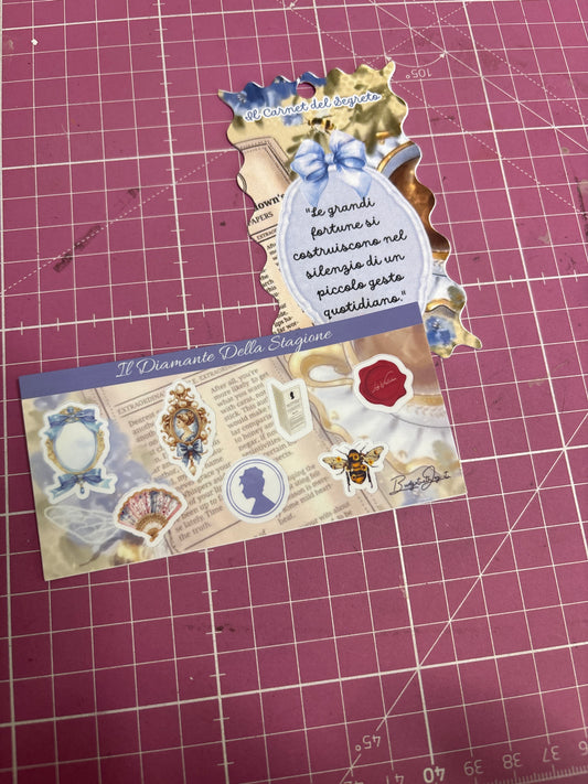 Edizione limit. Bridgerton sticker +carnet ric
