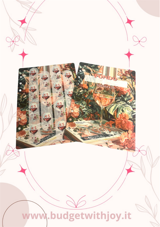 Set copertina+sfida vino rosè €70