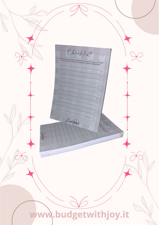 Post pad Checklist giornaliera