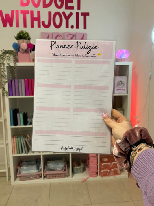 Planner Pulizie vuoto