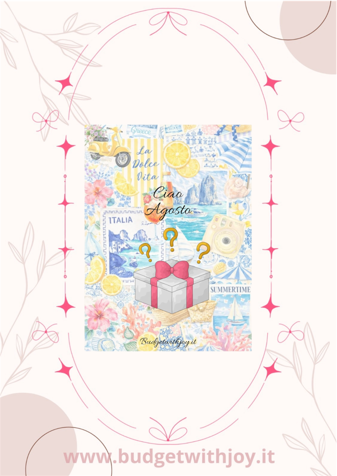 Mystery stickers Agosto