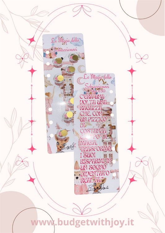 Segnagenda a6 schiaccianoci rosa €30