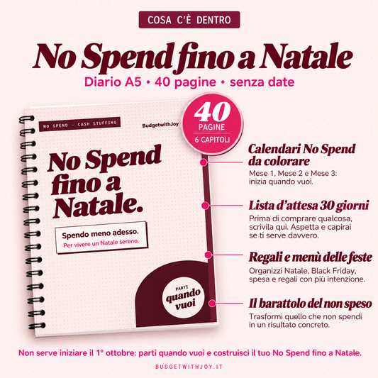 No Spend fino a Natale