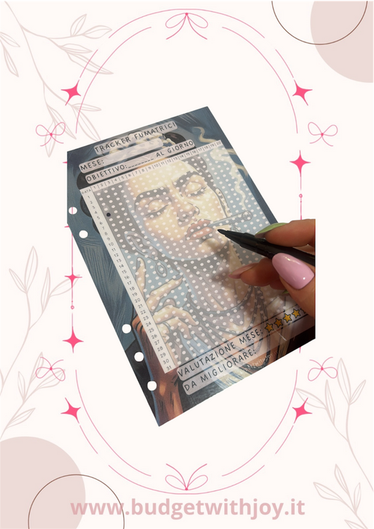 Tracker fumatrici a5 Annuale Frida Kahlo