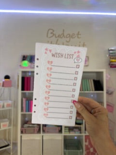 a5 wishlist