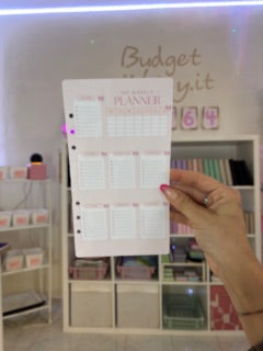a5 weekly planner