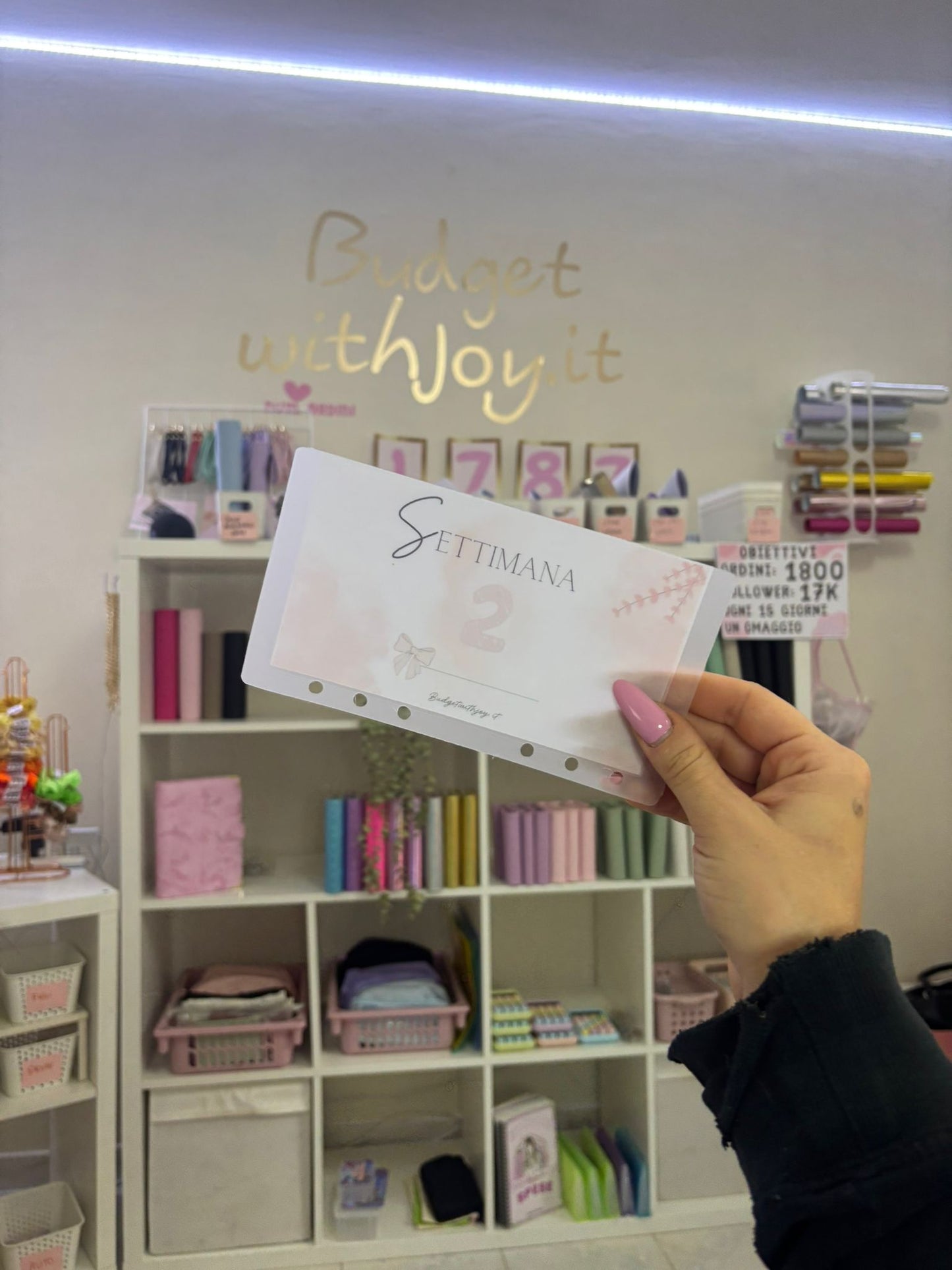 sezioni opache Settimane Cashstuffing pink bow