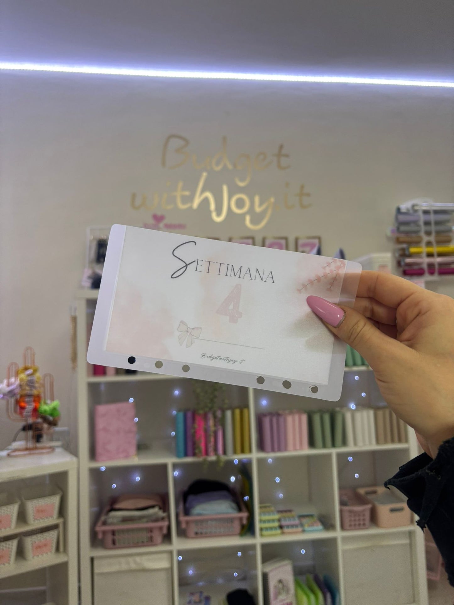sezioni opache Settimane Cashstuffing pink bow