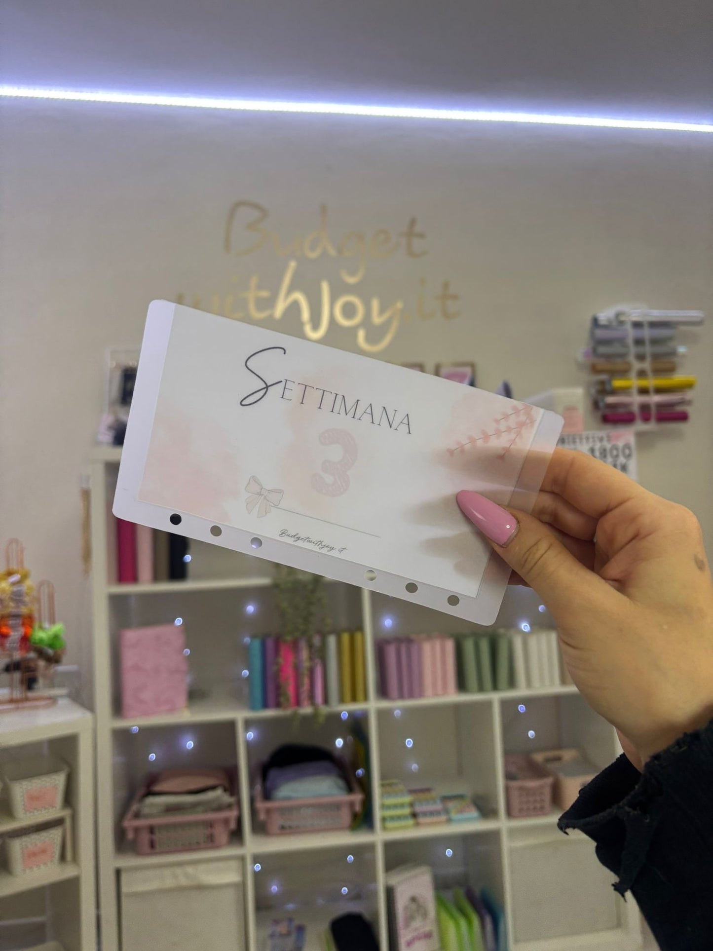 sezioni opache Settimane Cashstuffing pink bow