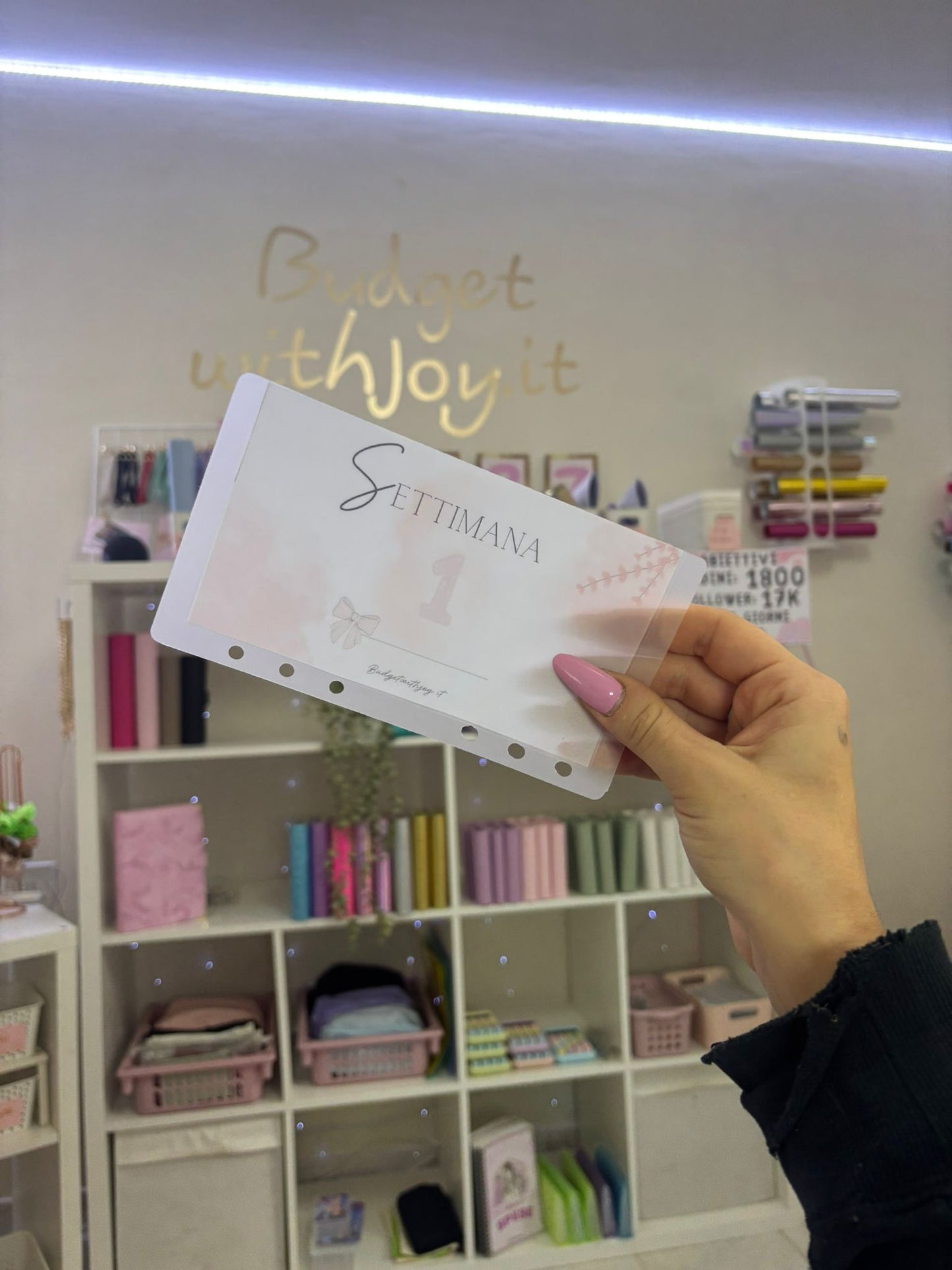 sezioni opache Settimane Cashstuffing pink bow
