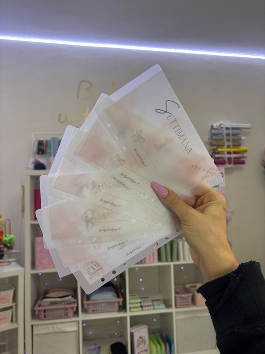 sezioni opache Settimane Cashstuffing pink bow