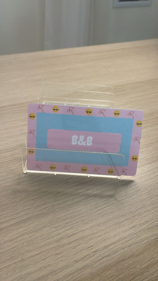 Cartoncino Categoria Plastificato "B&B"
