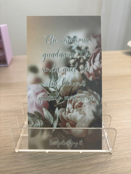 Divisorio Categoria Fiori con Frase