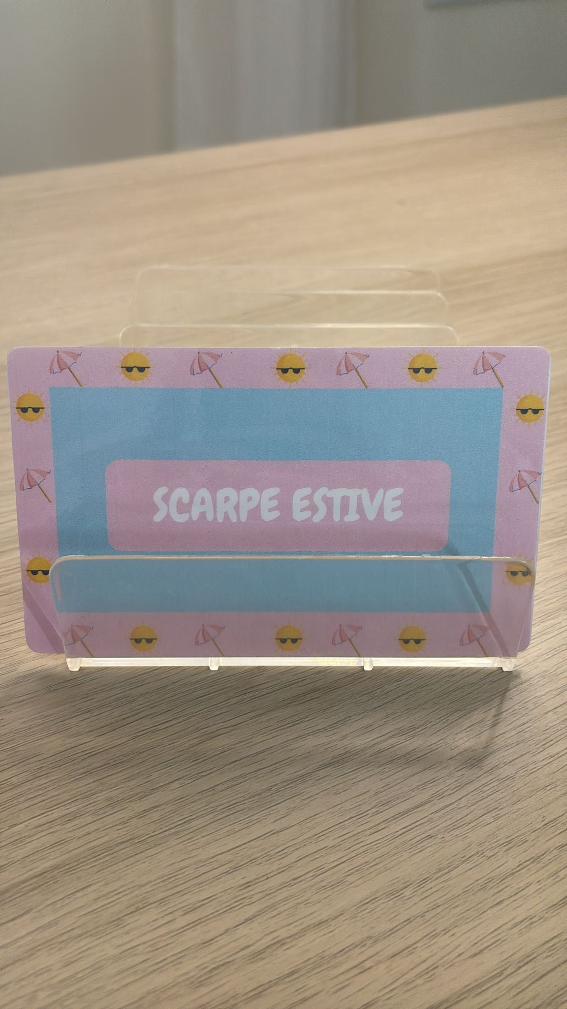 Cartoncino categoria Plastificato "Scarpe Estive"