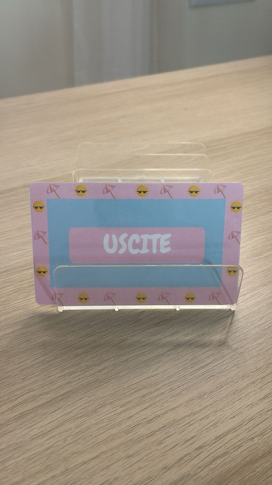 Cartoncino categoria Plastificato "Uscite"