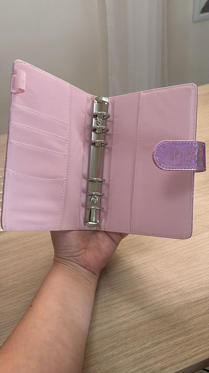Agenda Glitter Rosa A6