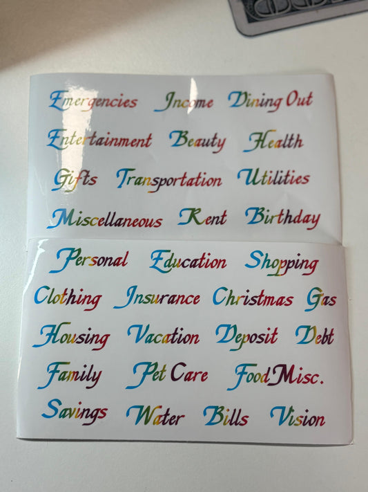 Adesivi Multicolor