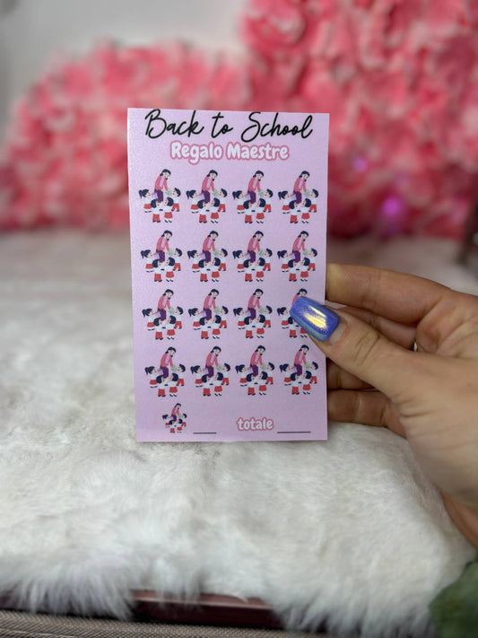 Back To School Regalo Maestre