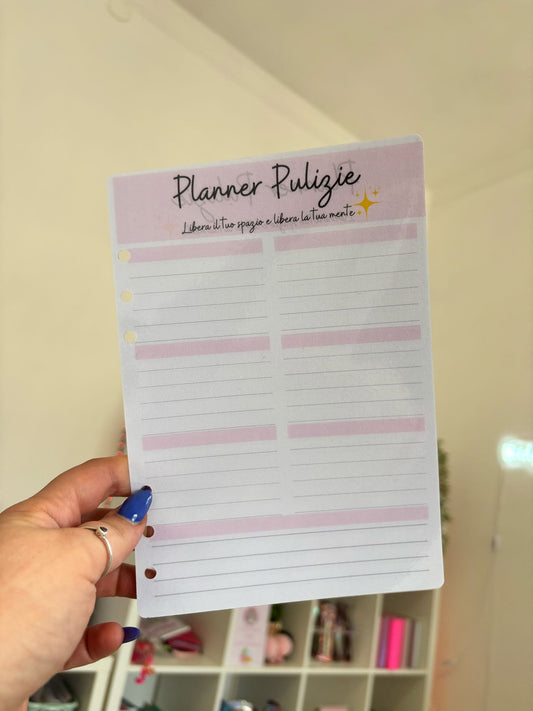 Planner Pulizie A5